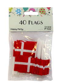 Dk pindeflag plastpind 40 stk.