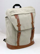 Rygsæk Real Republic m/pc beige canvas