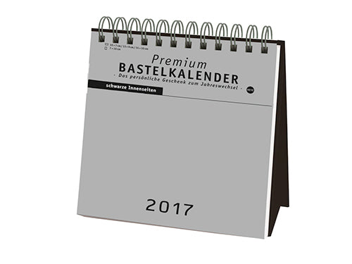 Bastelaufsteller schwarz klein 2017