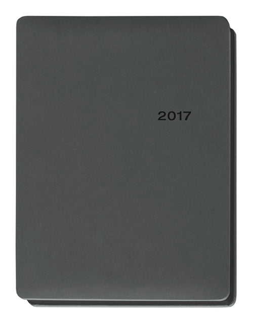 Tabletcalendar anthrazit klein 2017