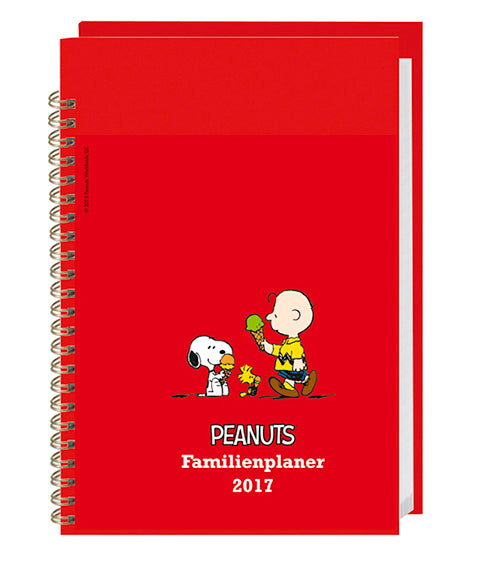 Peanuts Familienplaner Buch A5 2017