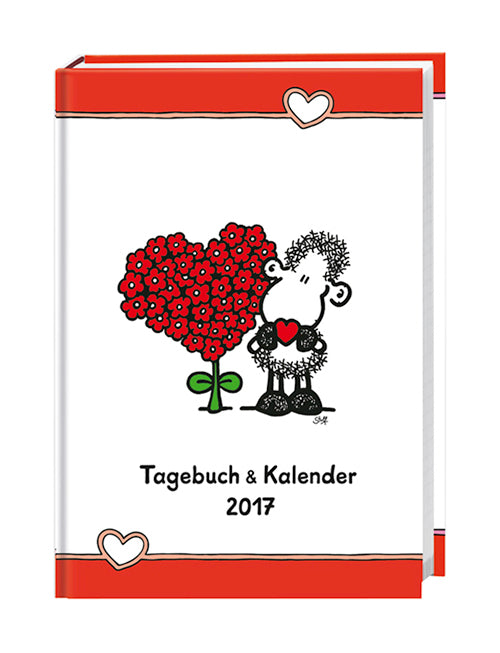 Sheepworld Tagesbuch & Kalender A6 2017