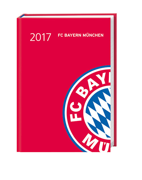 FC Bayern München 17 Monatskalenderbuch A6 2017