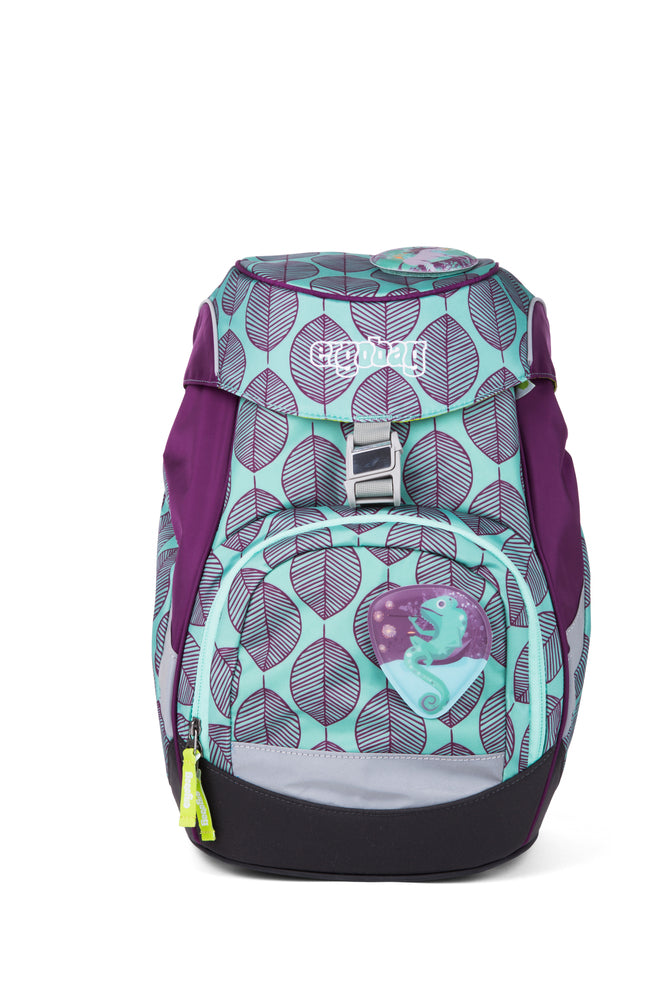 SKOLETASKE ERGOBAG PRIME MINT/LILLA BLAD