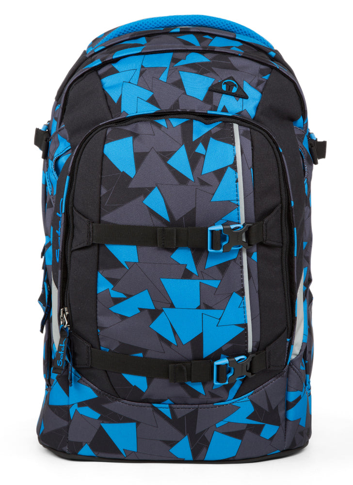 RYGSÆK SATCH PACK BLUE TRIANGLE