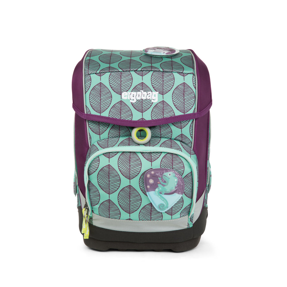 SKOLETASKE CUBO ERGOBAG  MINT/LILLA BLAD