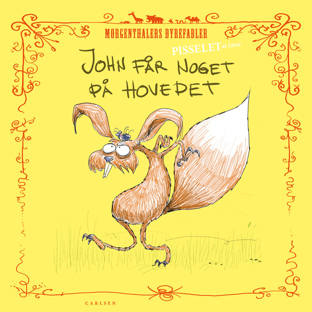 Pisselet at læse: John får noget på hovedet!