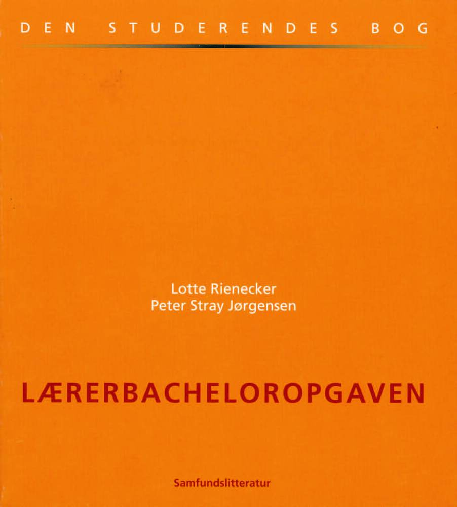 Lærerbacheloropgaven