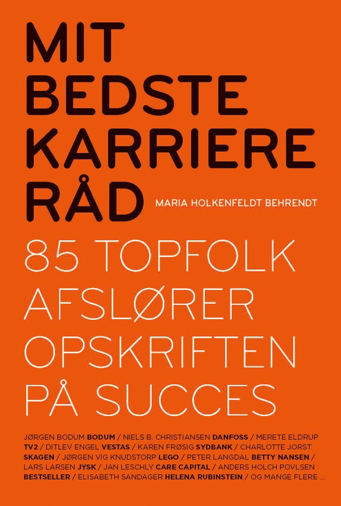 Mit bedste karriereråd
