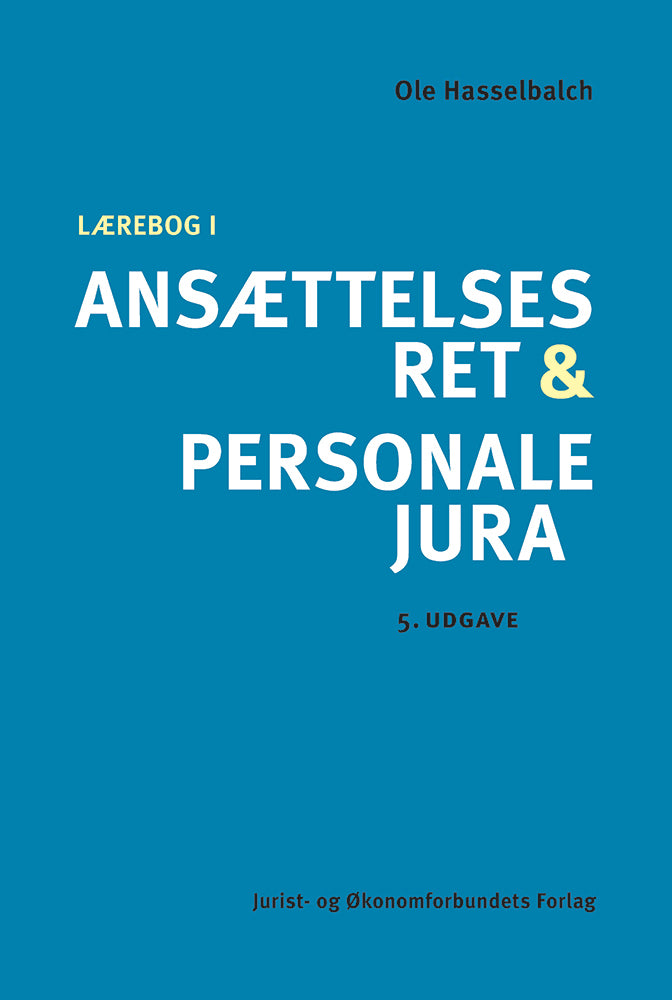 Lærebog i ansættelsesret & personalejura