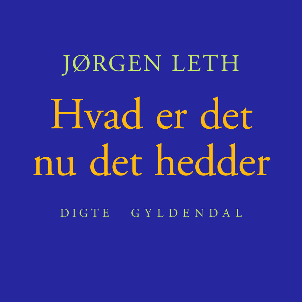 Hvad er det nu det hedder