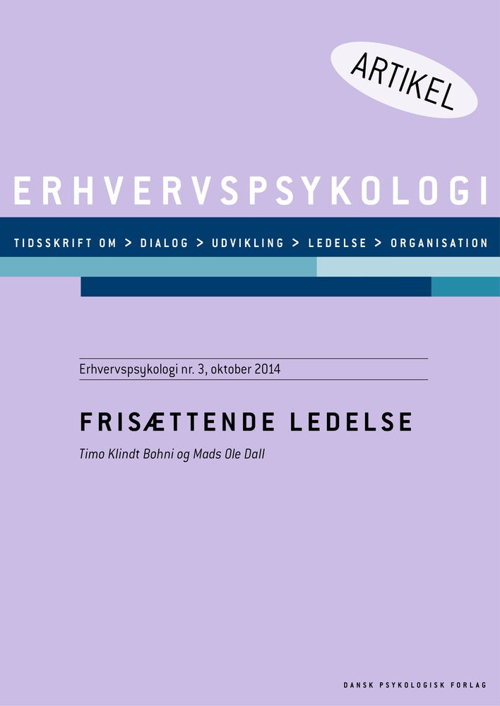 Frisættende ledelse