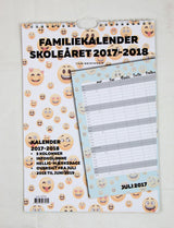 SKOLEFAMILIEKALENDER 2017/18 A4 SMILEY
