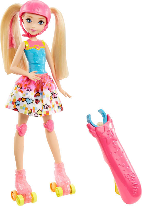 BARBIE HERO LIGHT-UP SKATES DOLL