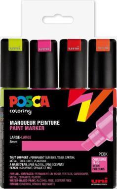 Paintmaker Uni POSCA etui pc8k-4 neon