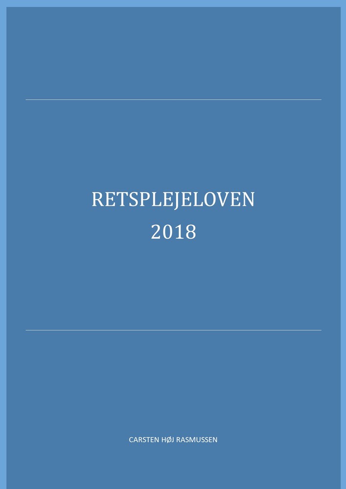 Retsplejeloven 2016
