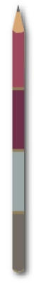 BLYANT ETAGESTRIBET BORDEAUX GULD FOIL