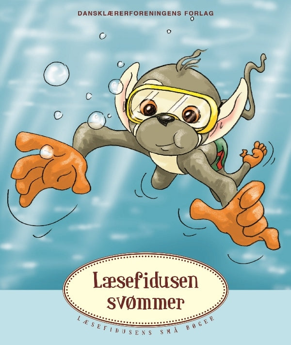 Læsefidusen svømmer