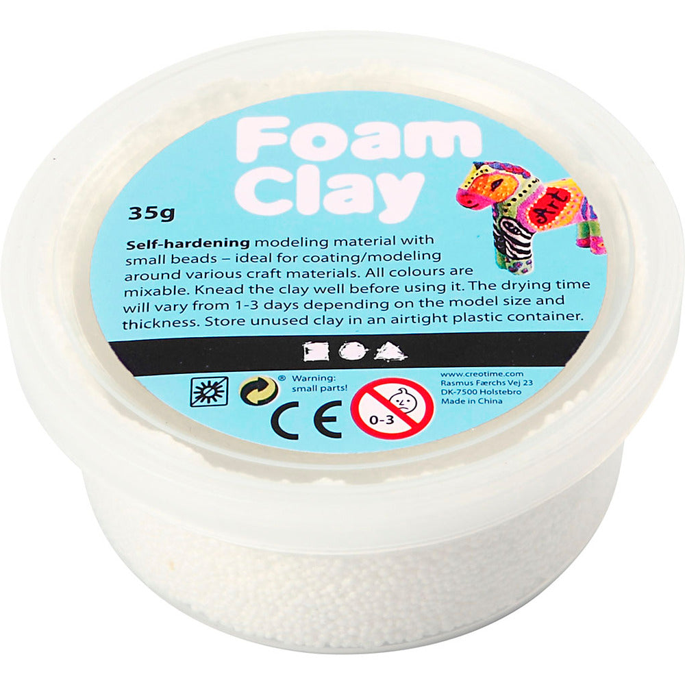 Foam clay hvid 35g
