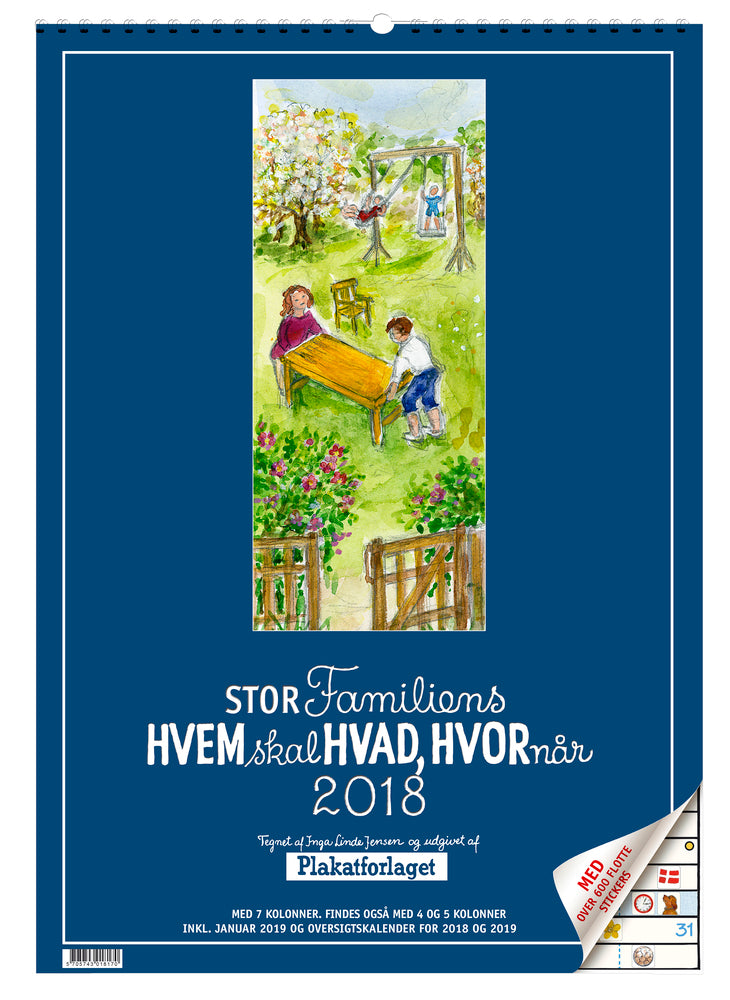 STORFAM. HVEM SKAL HVAD, HVORNÅR 2018