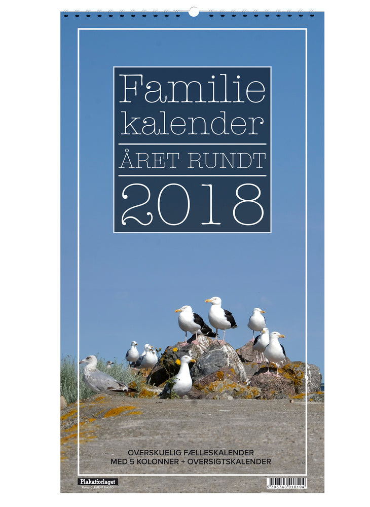 ÅRET RUNDT PLAKATFORLAGET 2018 5 KOL.