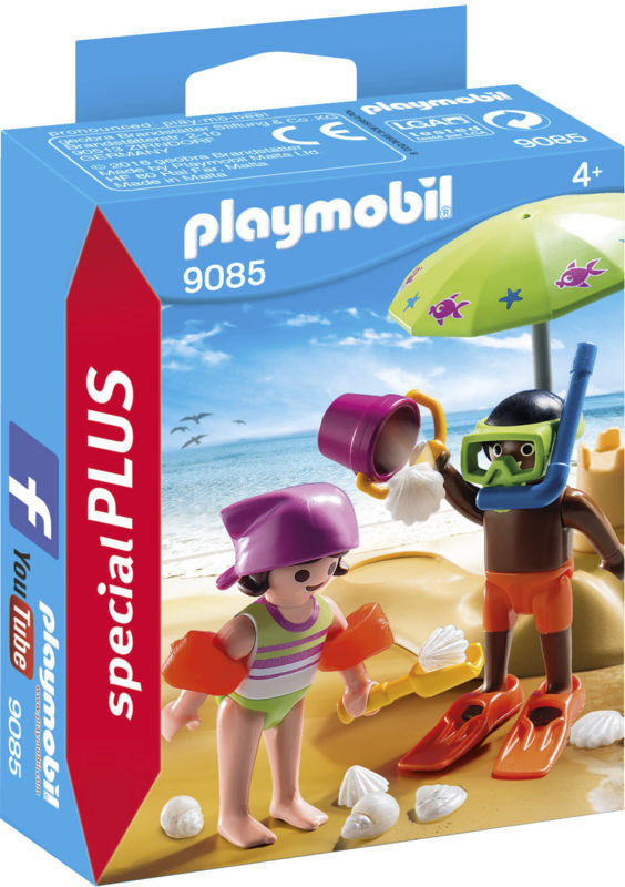 9085 BØRN PÅ STRANDEN