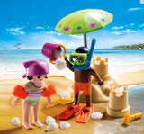 9085 BØRN PÅ STRANDEN