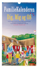 FAMILIEKALENDER 2018 MINI 3 PERS.