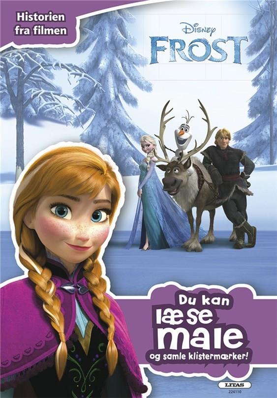 Malebog med opgaver: Frost