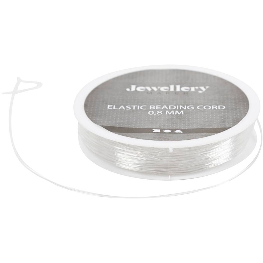 Elastiksnor rund 10 meter tykkelse 0,8 mm