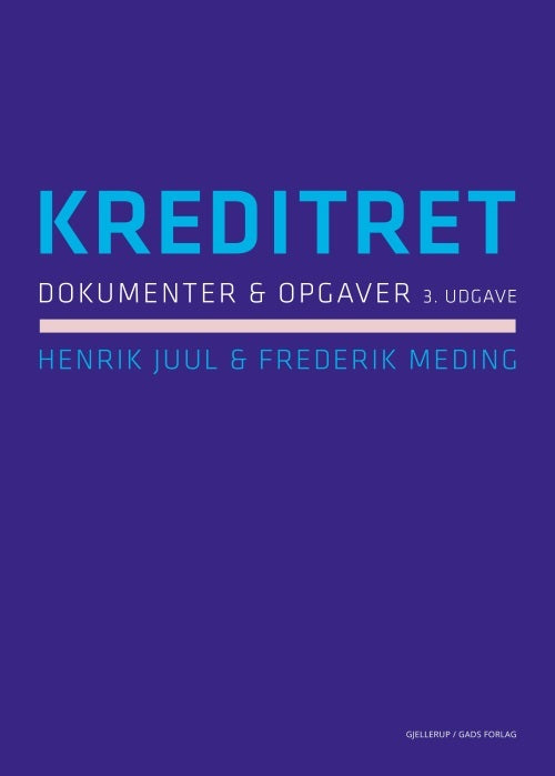 Kreditret - dokumenter og opgaver