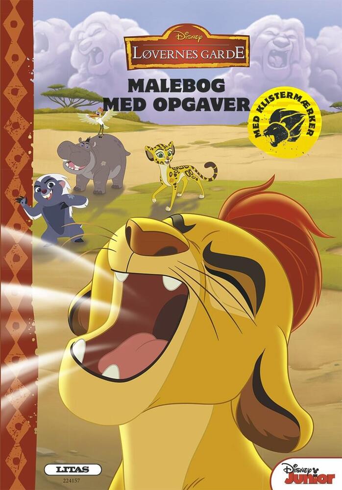 Malebog med opgaver: Løvernes garde