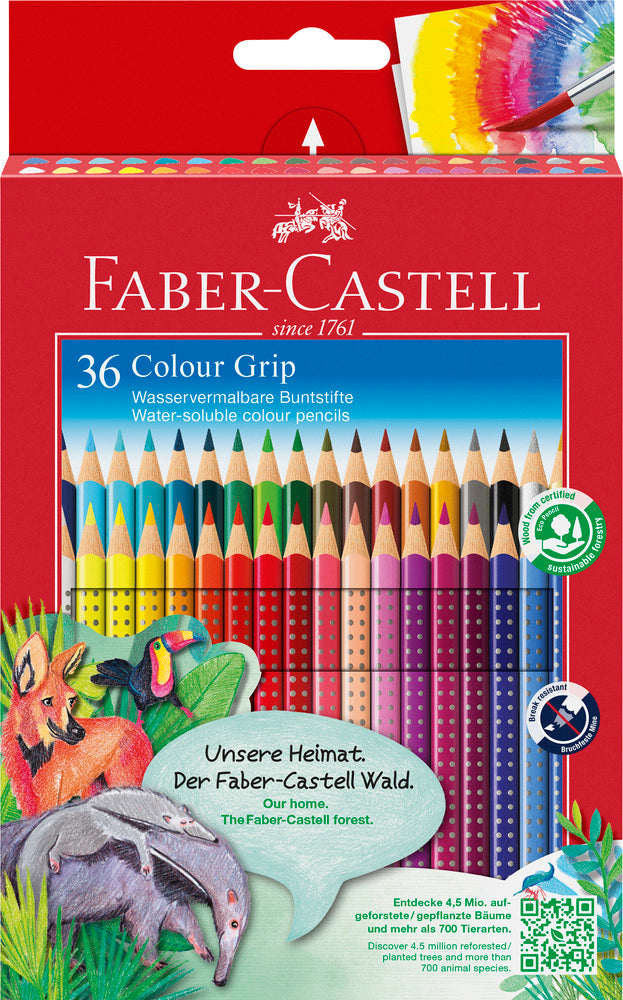 Farveblyant grip Faber-Castell 36 stk.
