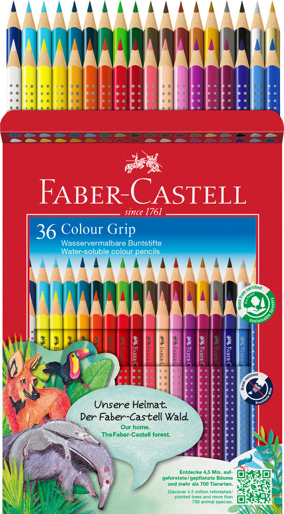 Farveblyant grip Faber-Castell 36 stk.
