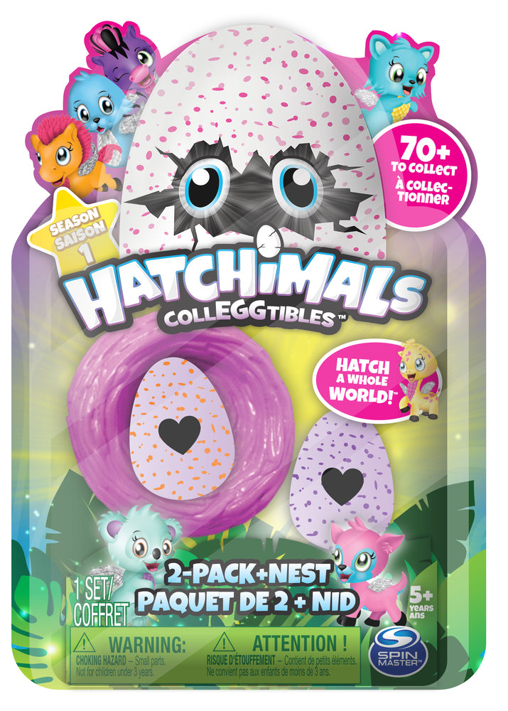 HATCHIMALS COLLEGGTIBLES 2 PAK MED REDE