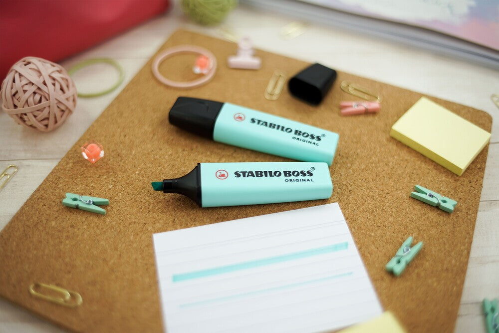 Tekstmarker Stabilo boss pastel turkis