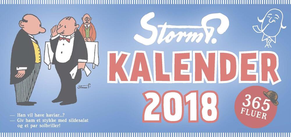 Storm P. kalender 2018 - 366 fluer