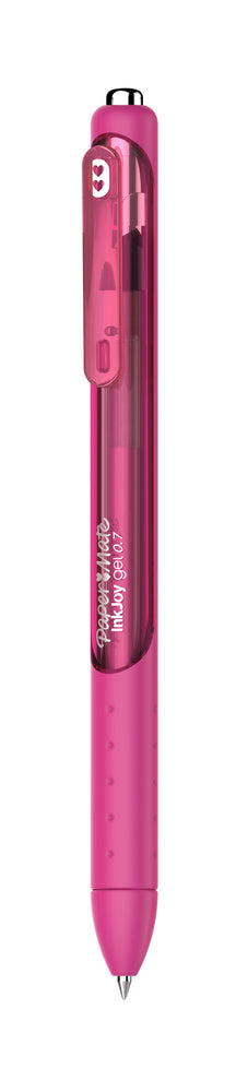KUGLEPEN INKJOY GEL LYSERØD M 0,7