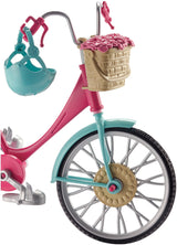 BARBIE CYKEL  MED TILBEHØR