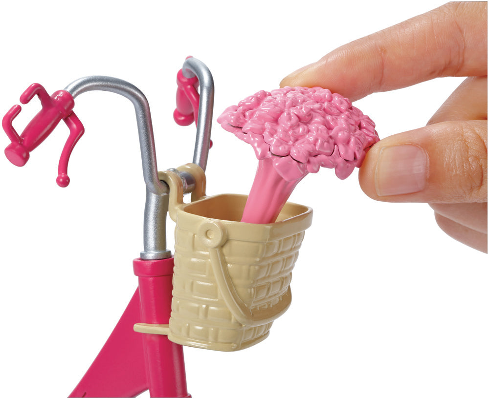 BARBIE CYKEL  MED TILBEHØR