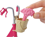 BARBIE CYKEL  MED TILBEHØR