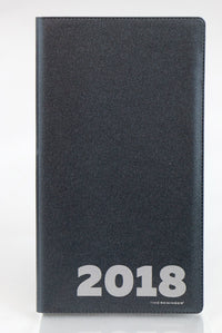 MÅNEDSKALENDER 2018 METAL ANTIKGRÅ VINYL