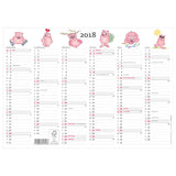 KONTORKALENDER HUMOR A4 SC MIX 2018 MAYLAND