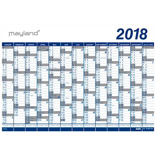 KÆMPEKALENDER VINYL 2018 MAYLAND