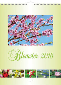 VÆGKALENDER BLOMSTER  2018 MAYLAND