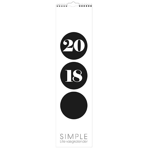 VÆGKALENDER SIMPLE  2018 MAYLAND