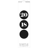 VÆGKALENDER SIMPLE  2018 MAYLAND