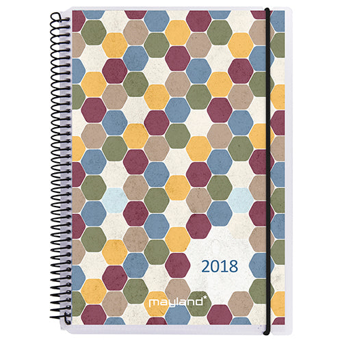A5 UGEKALENDER 4 ILLU.  2018 MAYLAND