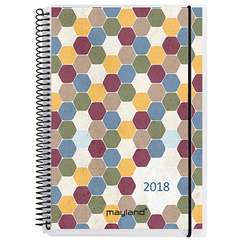 A6 UGEKALENDER PP 4 ILLU. 2018 MAYLAND
