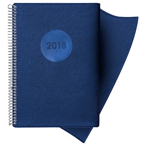 A6 UGEKALENDER PP KUNSTSKIND BLÅ 2018 MAYLAND